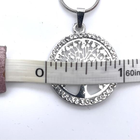 To My Niece from Aunt Family Tree of Life Silver-Tone Necklace Jewelry Pendant - Picture 6 of 9